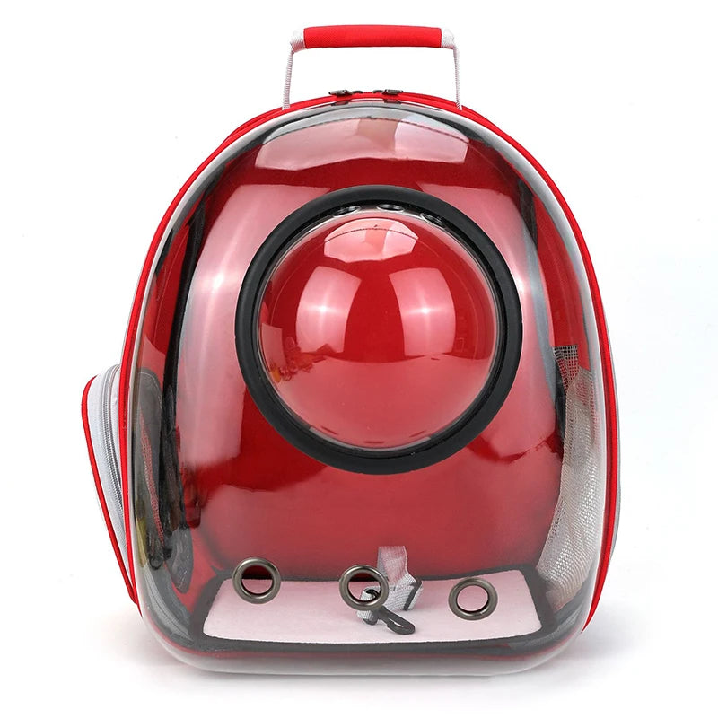 Cat Carrying Bag Space Pet Backpack Breathable Portable Transparent Backpack Puppy Dog Transport Carrier Space Capsule Bag Pets